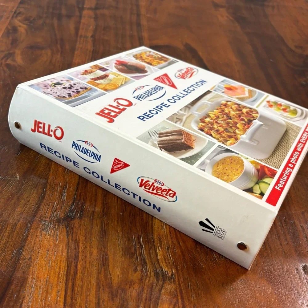 Kraft Foods Recipe Collection Binder Jell-O Velveeta Nabisco Cookbook 2012